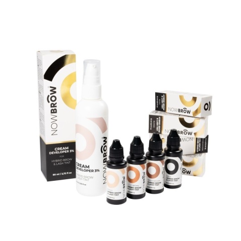 NOWBROW Hybrydowa Farbka do brwi i rzęs Blonde